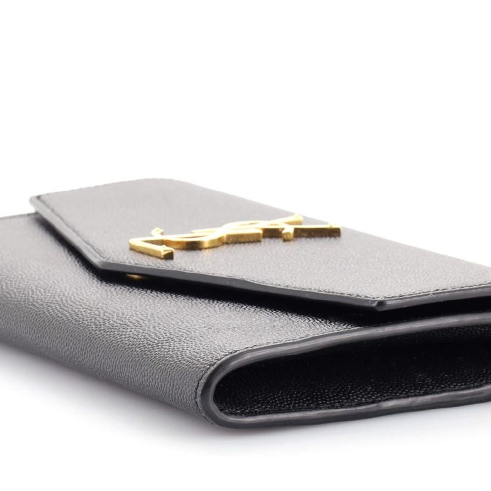 Saint Laurent Uptown Chain Wallet Leather Black - Picture 6 of 7